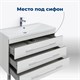 AQUANET Тумба под раковину напольная Верона 75 белый (напольная 3 ящика) AQUANET-178254 - фото 266784