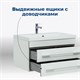 AQUANET Тумба под раковину подвесная Верона 75 белый (подвесная 2 ящика) AQUANET-176669 - фото 266794