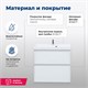 AQUANET Тумба под раковину подвесная Гласс 70 белый AQUANET-206700 - фото 266913