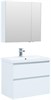 AQUANET Тумба под раковину подвесная Гласс 80 белый AQUANET-238361 - фото 266933