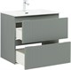AQUANET Тумба под раковину подвесная Джейн (Flat) 70 мисти грин AQUANET-335433 - фото 267077