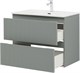 AQUANET Тумба под раковину подвесная Джейн (Flat) 80 мисти грин AQUANET-335434 - фото 267120