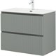 AQUANET Тумба под раковину подвесная Джейн (Flat) 80 мисти грин AQUANET-335434 - фото 267121