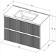 AQUANET Тумба под раковину подвесная Джейн (Flat) 90 мисти грин AQUANET-335435 - фото 267161