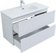 AQUANET Тумба под раковину подвесная Джейн 100 белый матовый AQUANET-313288 - фото 267183