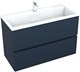 AQUANET Тумба под раковину подвесная Джейн 100 маренго AQUANET-313304 - фото 267200