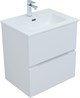 AQUANET Тумба под раковину подвесная Джейн 60 белый матовый AQUANET-313284 - фото 267239