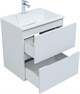 AQUANET Тумба под раковину подвесная Джейн 60 белый матовый AQUANET-313284 - фото 267243