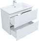 AQUANET Тумба под раковину подвесная Джейн 80 белый матовый AQUANET-313286 - фото 267355