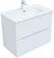 AQUANET Тумба под раковину подвесная Джейн 80 белый матовый AQUANET-313286 - фото 267356