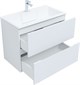 AQUANET Тумба под раковину подвесная Джейн 80 белый матовый AQUANET-313286 - фото 267357
