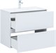 AQUANET Тумба под раковину подвесная Джейн 80 белый матовый AQUANET-313286 - фото 267359