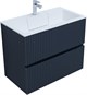 AQUANET Тумба под раковину подвесная Джейн 80 маренго AQUANET-313302 - фото 267373
