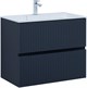 AQUANET Тумба под раковину подвесная Джейн 80 маренго AQUANET-313302 - фото 267375