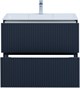 AQUANET Тумба под раковину подвесная Джейн 80 маренго AQUANET-313302 - фото 267376