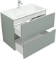 AQUANET Тумба под раковину подвесная Джейн 80 мисти грин AQUANET-313318 - фото 267393
