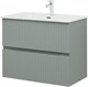 AQUANET Тумба под раковину подвесная Джейн 80 мисти грин AQUANET-313318 - фото 267397