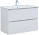 AQUANET Тумба под раковину подвесная Джейн 90 белый матовый AQUANET-313287 - фото 267411