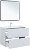 AQUANET Тумба под раковину подвесная Джейн 90 белый матовый AQUANET-313287 - фото 267414