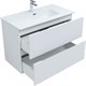 AQUANET Тумба под раковину подвесная Джейн 90 белый матовый AQUANET-313287 - фото 267416