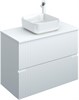 AQUANET Тумба под раковину подвесная Джейн 90 белый матовый AQUANET-313287 - фото 267421