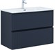 AQUANET Тумба под раковину подвесная Джейн 90 маренго AQUANET-313303 - фото 267432