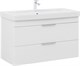 AQUANET Тумба под раковину подвесная Ирис New 100 белый глянец AQUANET-339280 - фото 267501