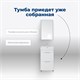 AQUANET Тумба под раковину напольная Ирис new 50 белый глянец (2 ящика, ножки) AQUANET-310151 - фото 267549