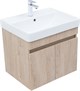 AQUANET Тумба под раковину подвесная Оптима 60 дуб светлый AQUANET-344803 - фото 268845