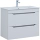 AQUANET Тумба под раковину подвесная Практика 80 белый матовый AQUANET-330459 - фото 269075