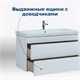 AQUANET Тумба под раковину подвесная София 105 белый глянец (2 ящика) AQUANET-274116 - фото 269106