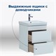 AQUANET Тумба под раковину подвесная София 50 белый глянец (2 ящика) AQUANET-274171 - фото 269131