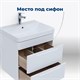 AQUANET Тумба под раковину подвесная София 60 белый глянец (2 ящика) AQUANET-288905 - фото 269142