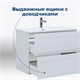 AQUANET Тумба под раковину подвесная Терра 90 белый матовый AQUANET-313235 - фото 269262