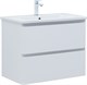 AQUANET Тумба под раковину подвесная Эмбер 80 белый матовый AQUANET-330467 - фото 269506