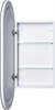 AQUANET Зеркальный шкаф Монте 40 белый, с LED подсветкой AQUANET-344786 - фото 269604