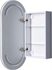 AQUANET Зеркальный шкаф Монте 40 белый, с LED подсветкой AQUANET-344786 - фото 269605