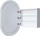 AQUANET Зеркальный шкаф Монте 60 белый, с LED подсветкой AQUANET-344788 - фото 269645