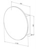 AQUANET Зеркальный шкаф Оптима 70 белый, с LED подсветкой AQUANET-344785 - фото 269648