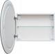 AQUANET Зеркальный шкаф Оптима 70 белый, с LED подсветкой AQUANET-344785 - фото 269651
