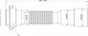 AQUANET Гибкое соединение 1 1/2'' x 40/50мм AQUANET-342065 - фото 269864