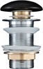 AQUANET Донный клапан черный матовый, без перелива AQUANET-330953 - фото 269903