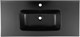 AQUANET Раковина Flat 100 черная матовая AQUANET-329257 - фото 269993