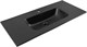 AQUANET Раковина Flat 100 черная матовая AQUANET-329257 - фото 269996