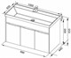 AQUANET Раковина для тумбы Орлеан 100 AQUANET-179392 - фото 270490