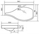 AQUANET Раковина для тумбы Сопрано 95 R AQUANET-НФ-00007880 - фото 270514