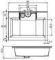 AQUANET Раковина для тумбы Фортуна 60 AQUANET-181907 - фото 270520
