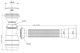 AQUANET Сифон для раковины серый d40/50 AQUANET-312687 - фото 270976