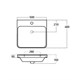 AQUANET Раковина для тумбы Sanovit Luxury 50 11050-KL AQUANET-11050-KL - фото 271195