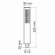 WASSERKRAFT A218 Лейка 1-функциональная, черный WASSERKRAFT A218 - фото 271842